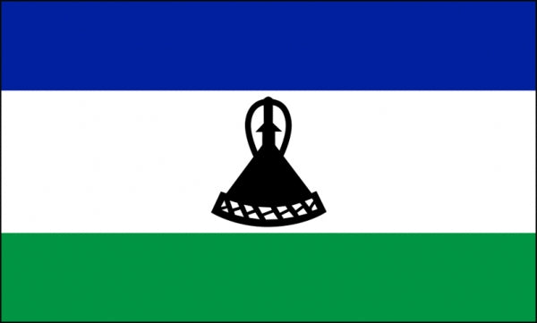 Lesotho Fahne / Flagge 90x150 cm
