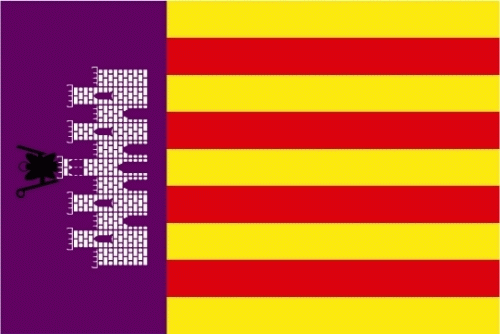 Mallorca Fahne / Flagge 90x150 cm