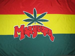 Marihuana Fahne/ Flagge 90x150 cm