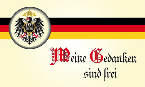 Meine Gedanken sind frei Fahne / Flagge 90x150 cm
