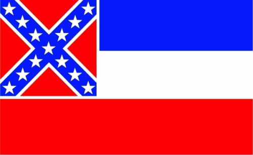 Mississippi Fahne / Flagge 90x150 cm