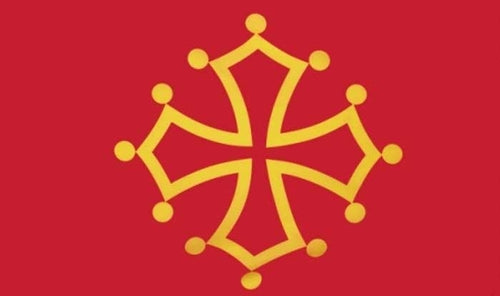 Mittelpyrenäen / Midi-Pyrenees Region Fahne / Flagge 90x150 cm