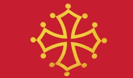 Mittelpyrenäen / Midi-Pyrenees Region Fahne / Flagge 90x150 cm