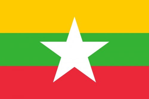 Myanmar Fahne / Flagge 90x150 cm