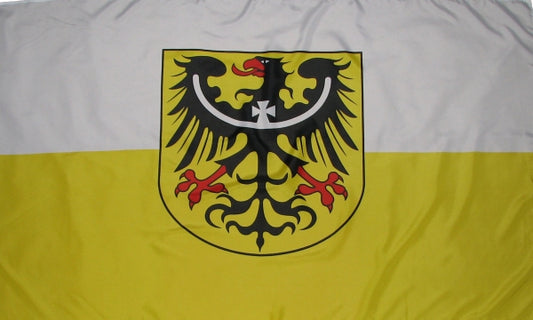 Niederschlesien Fahne / Flagge 90x150 cm