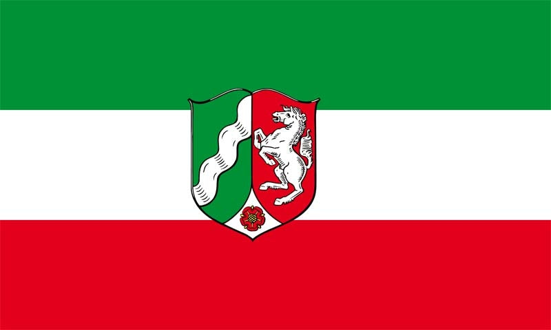 Nordrhein-Westfalen (NRW) Fahne / Flagge 90x150 cm