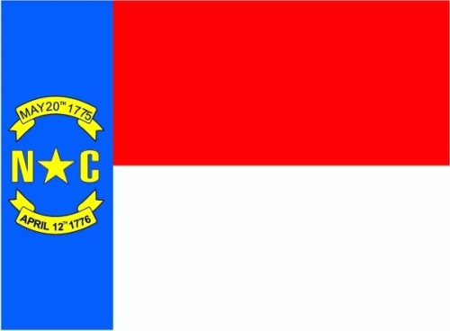 North Carolina Fahne / Flagge 90x150 cm