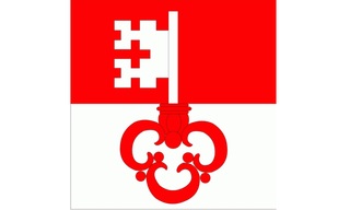 Kanton Obwalden Fahne / Flagge 120x120 cm