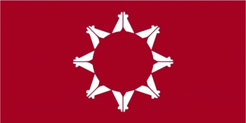 Oglala Sioux Fahne / Flagge 90x150 cm