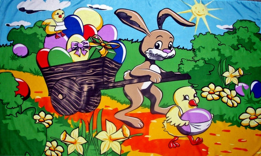 Oster Küken Fahne / Flagge 90x150 cm