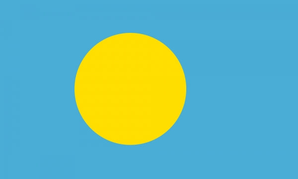 Palau Fahne / Flagge 90x150 cm