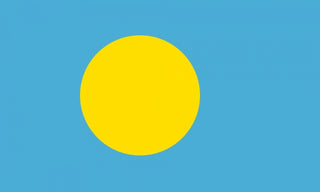 Palau Fahne / Flagge 90x150 cm
