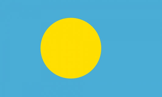 Palau Fahne / Flagge 90x150 cm