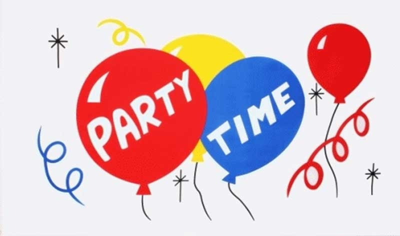 Party Time Fahne / Flagge 90x150 cm