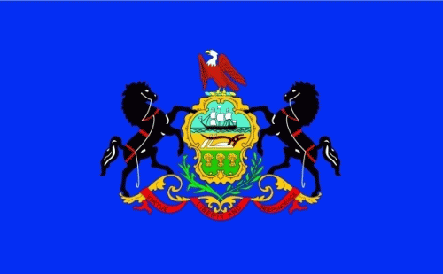 Pennsylvania Fahne / Flagge 90x150 cm
