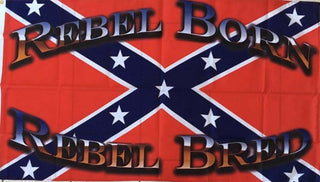 Südstaaten Rebel Born, Rebel Bred Fahne / Flagge 90x150 cm
