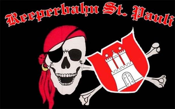 Reeperbahn St. Pauli Fahne / Flagge 90x150 cm