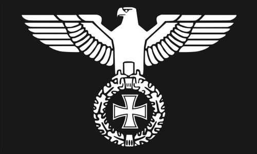 Reichsadler Eiserne Kreuz Fahne / Flagge 90x150 cm