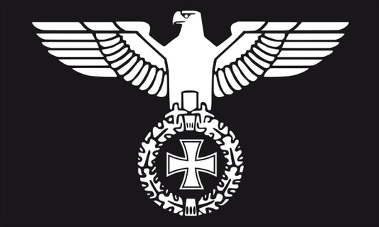 Reichsadler Eiserne Kreuz Fahne / Flagge 90x150 cm