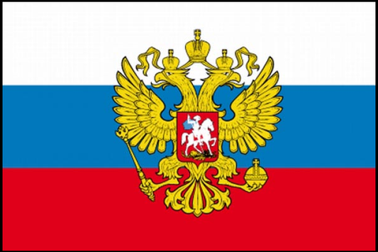 Russland mit Adler Fahne / Flagge 90x150 cm