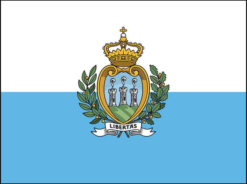 San Marino Fahne / Flagge 90x150 cm