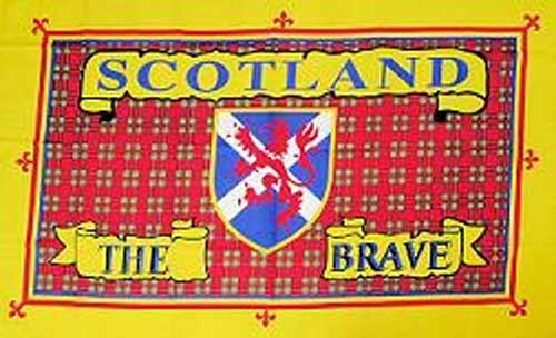 Schottland The Brave Fahne / Flagge 90x150 cm
