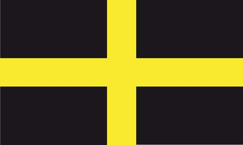 St. David (Kreuz Wales) Fahne / Flagge 90x150 cm