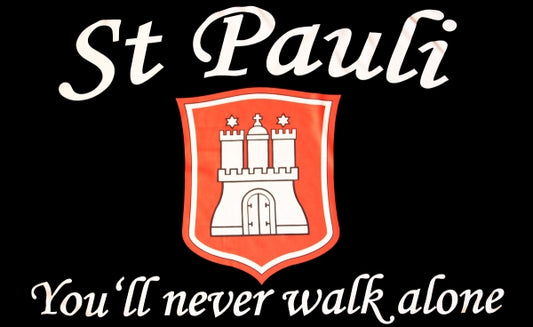 St. Pauli You'll never walk alone Fahne / Flagge 90x150 cm