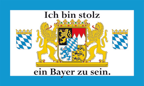 Stolz ein Bayer zu sein Fahne / Flagge 90x150 cm