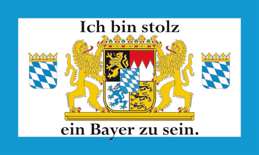 Stolz ein Bayer zu sein Fahne / Flagge 90x150 cm