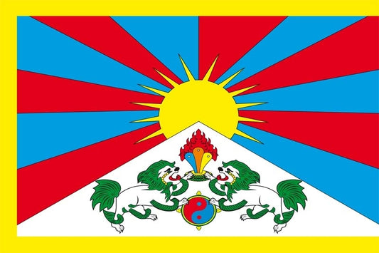 Tibet Fahne / Flagge 90x150 cm