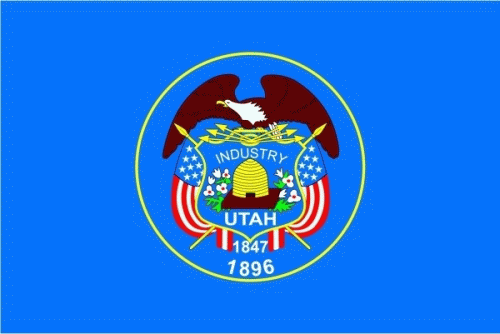 Utah Fahne / Flagge 90x150 cm