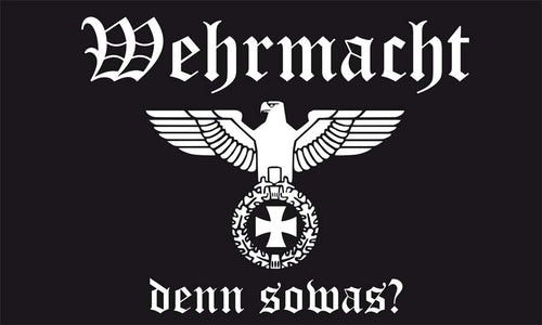 Wehrmacht den sowas Fahne / Flagge 90x150 cm