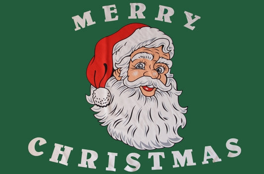 Weihnachten Merry Christmas Fahne / Flagge 90x150 cm (grün)