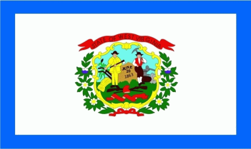 West Virginia Fahne / Flagge 90x150 cm