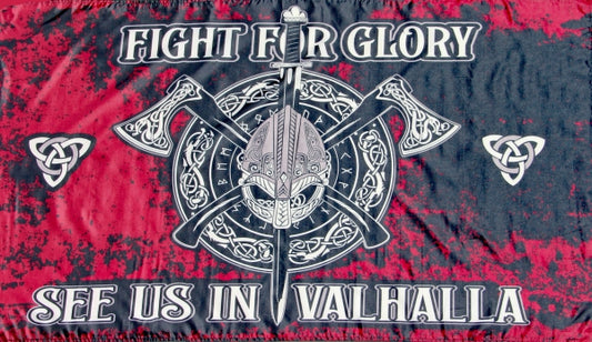 Wikinger "Valhalla" Fahne / Flagge 90x150 cm