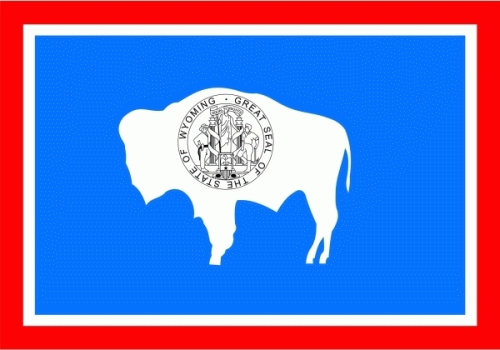 Wyoming Fahne / Flagge 90x150 cm