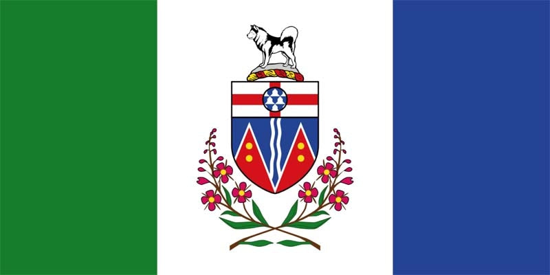 Yukon Fahne / Flagge 90x150 cm