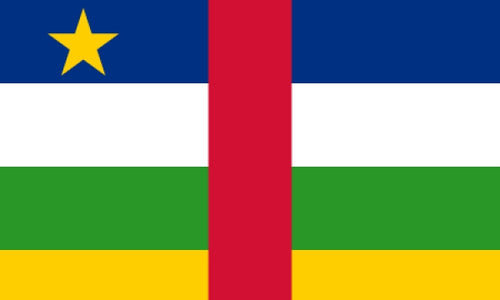 Zentralafrikanische Republik Fahne / Flagge 90x150 cm