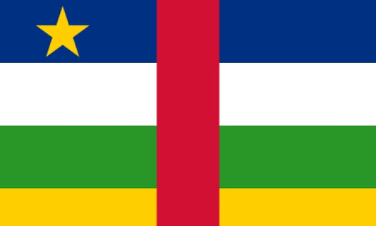 Zentralafrikanische Republik Fahne / Flagge 90x150 cm